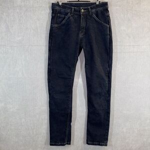 Bilt Ironworkers Women 8 Motorcycle Jean Dark Wash Reinforced Lined Straight Leg